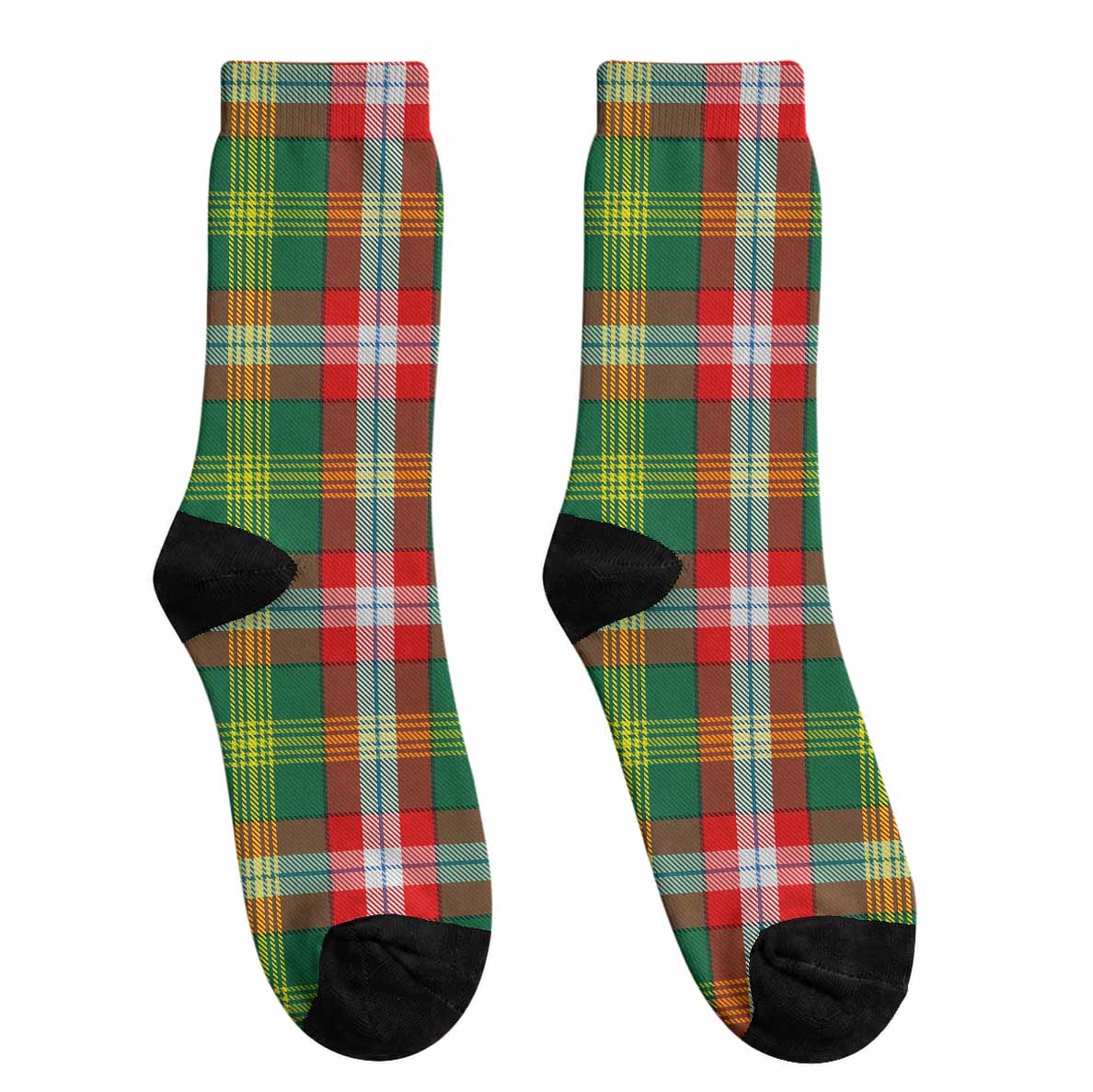 Northwest Territories Canada Tartan Crew Socks Crew Socks - Tartan Vibes Clothing