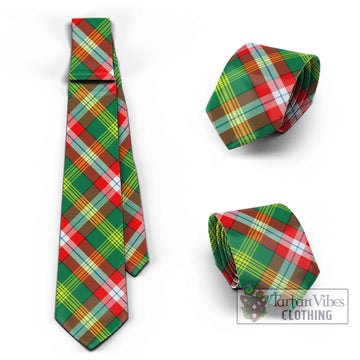 Northwest Territories Canada Tartan Classic Necktie Cross Style