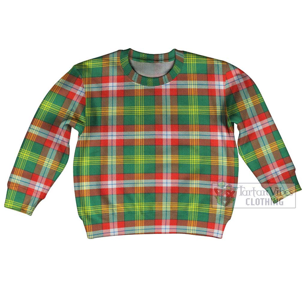 Tartan Vibes Clothing Northwest Territories Canada Tartan Kid Ugly Sweater