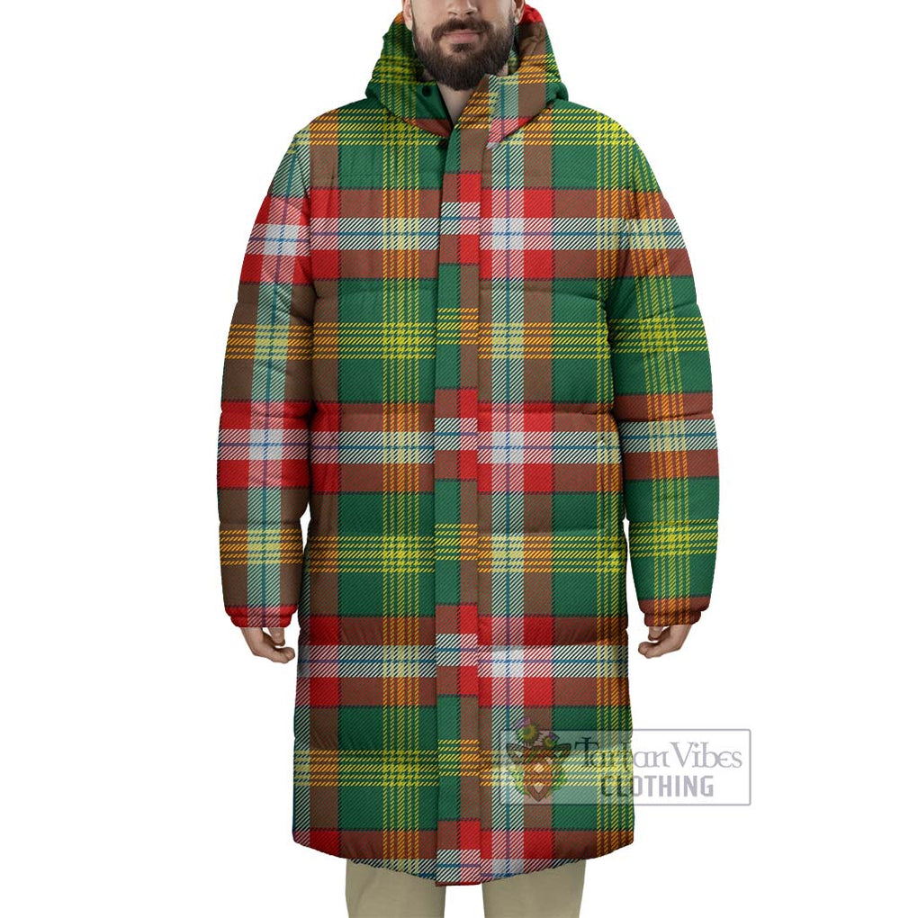 Tartan Vibes Clothing Northwest Territories Canada Tartan Long Down Jacket