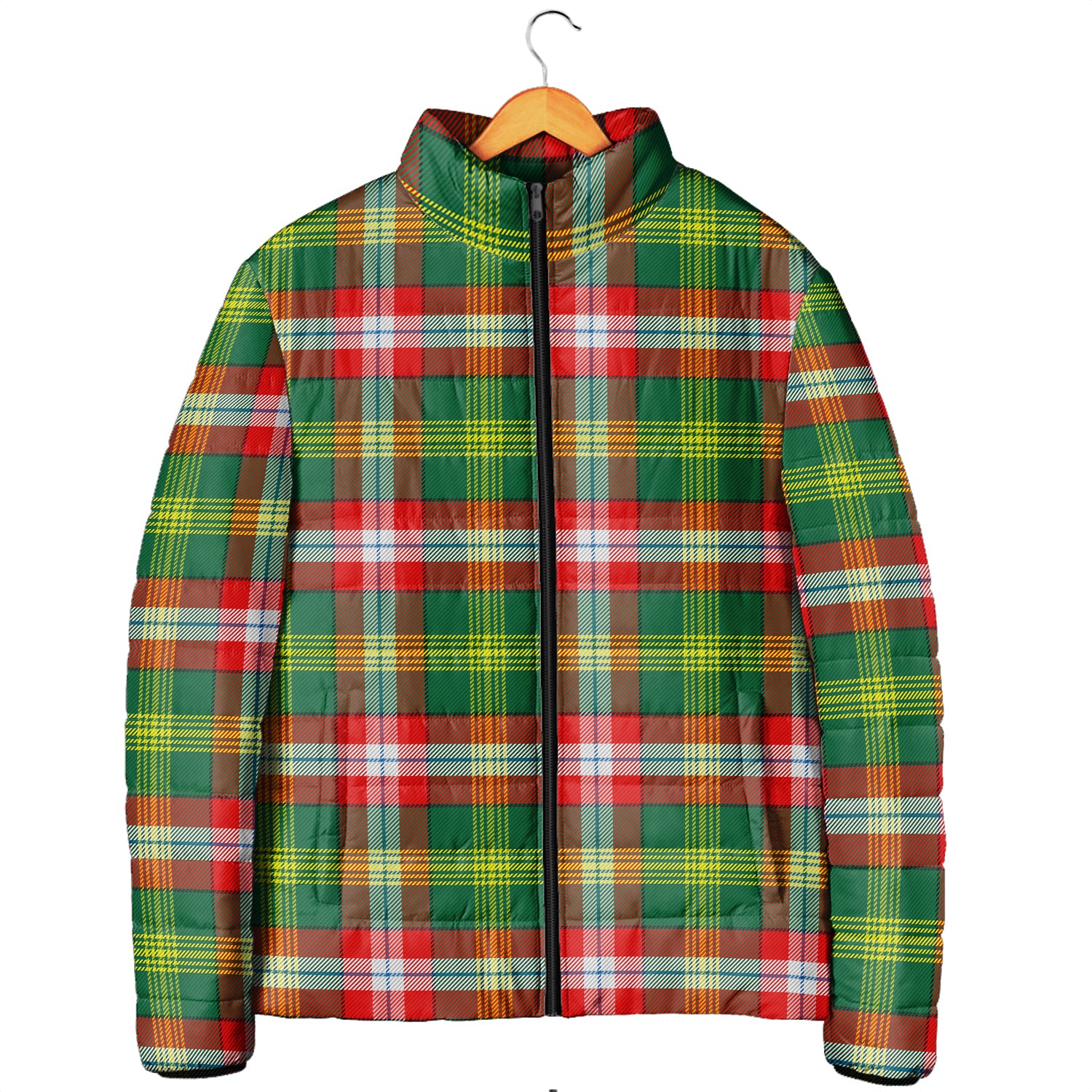 Northwest Territories Canada Tartan Padded Jacket - Tartanvibesclothing