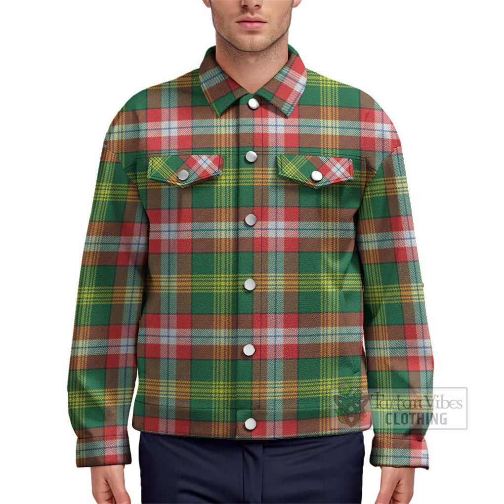 Northwest Territories Canada Tartan Unisex Lapel Cotton Jacket Unisex - Tartan Vibes Clothing