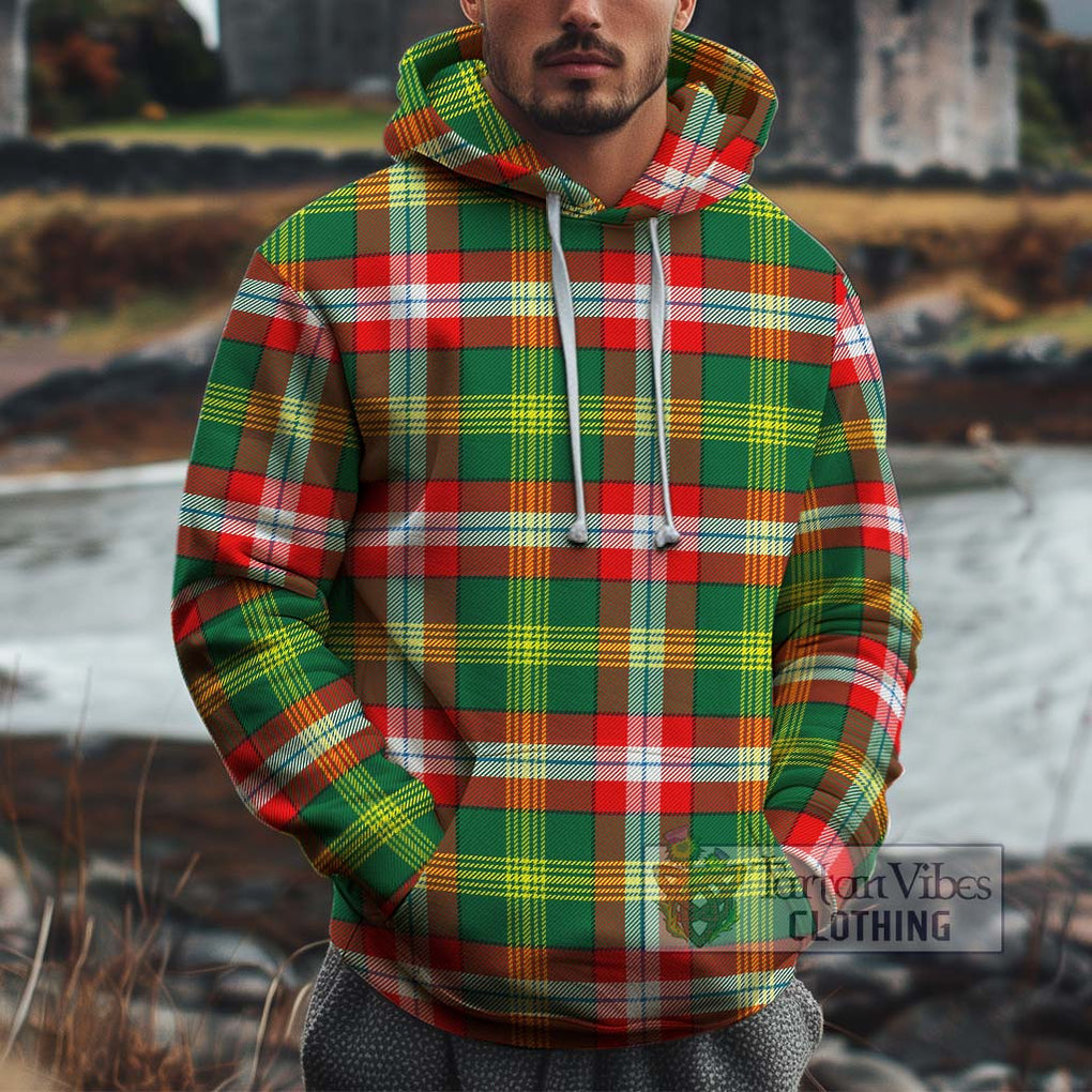 Northwest Territories Canada Tartan Cotton Hoodie Pullover Hoodie XS - Tartan Vibes Clothing