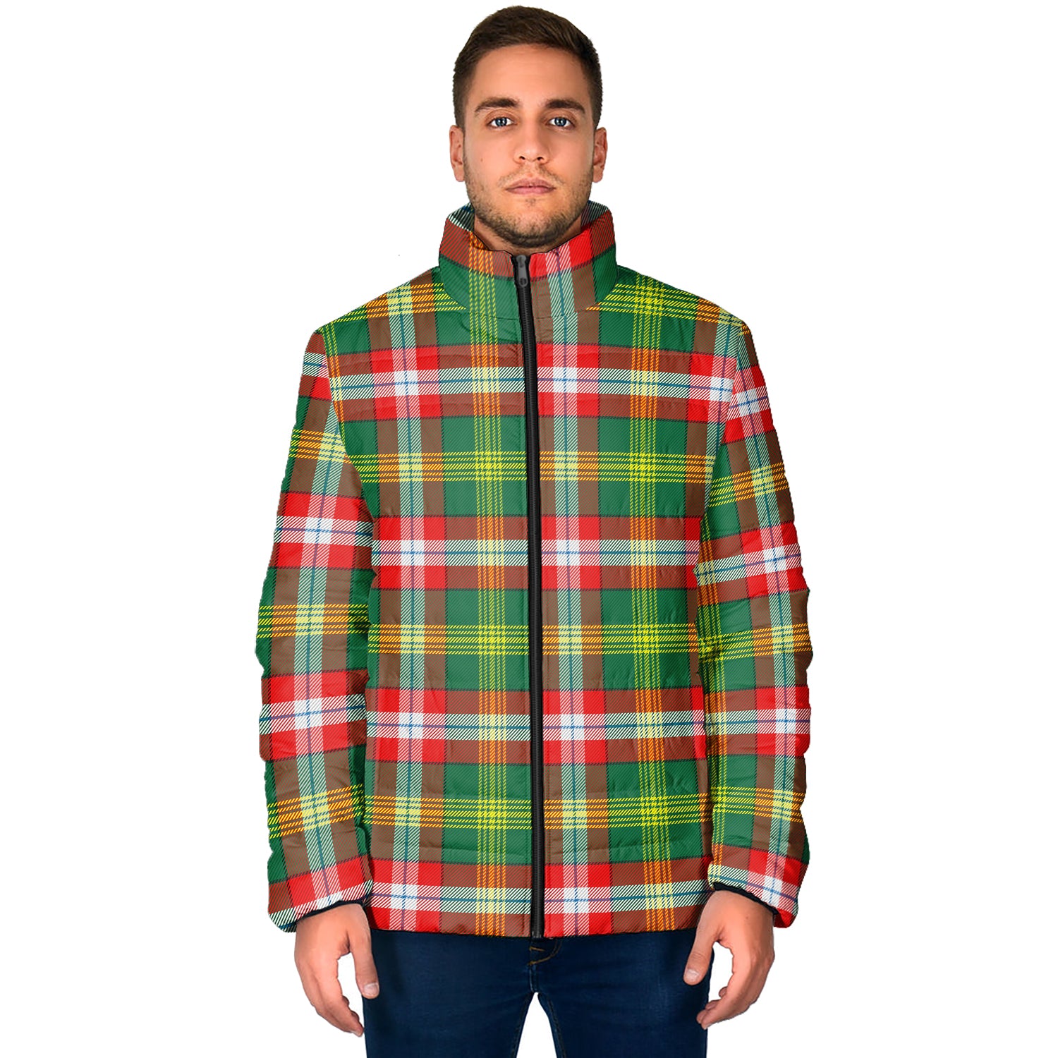 Northwest Territories Canada Tartan Padded Jacket - Tartanvibesclothing