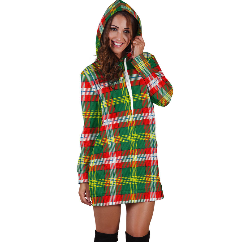 Northwest Territories Canada Tartan Hoodie Dress - Tartan Vibes Clothing