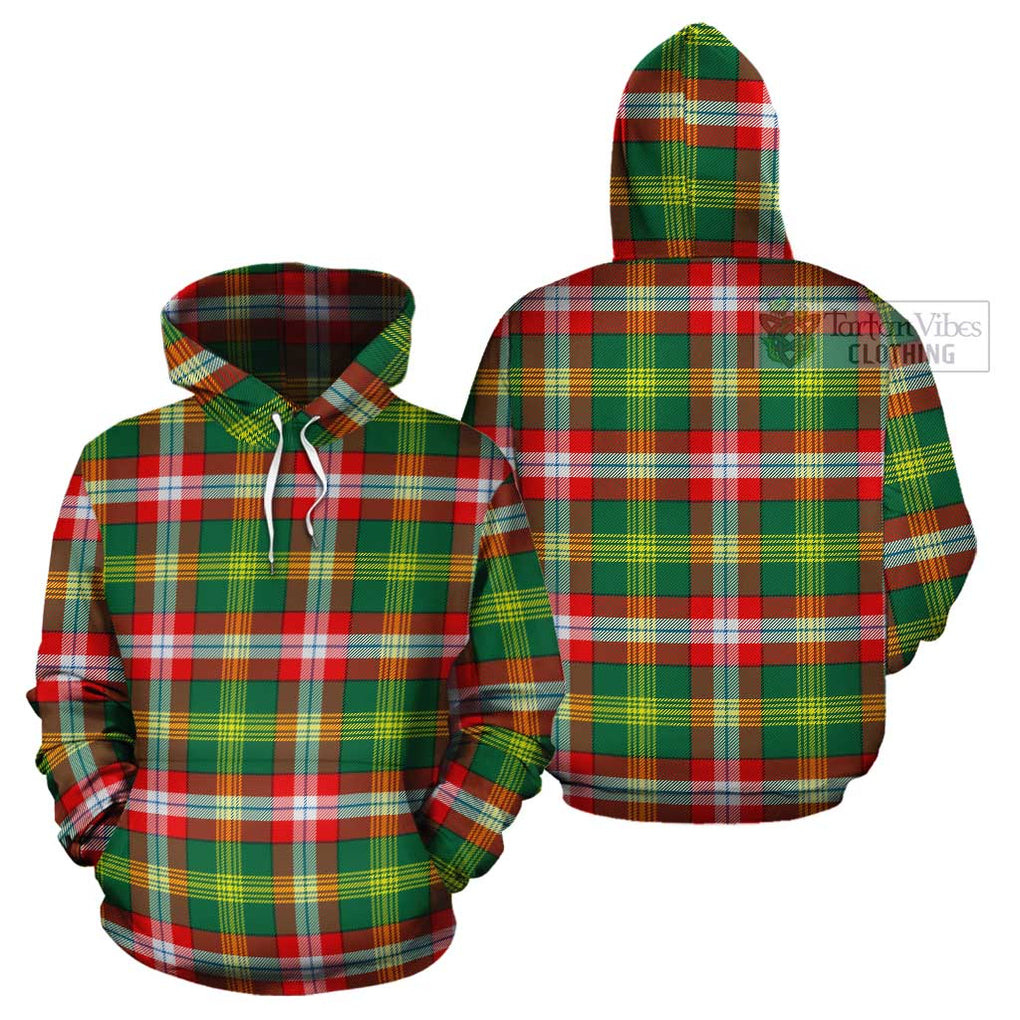 Northwest Territories Canada Tartan Cotton Hoodie Pullover Hoodie - Tartan Vibes Clothing