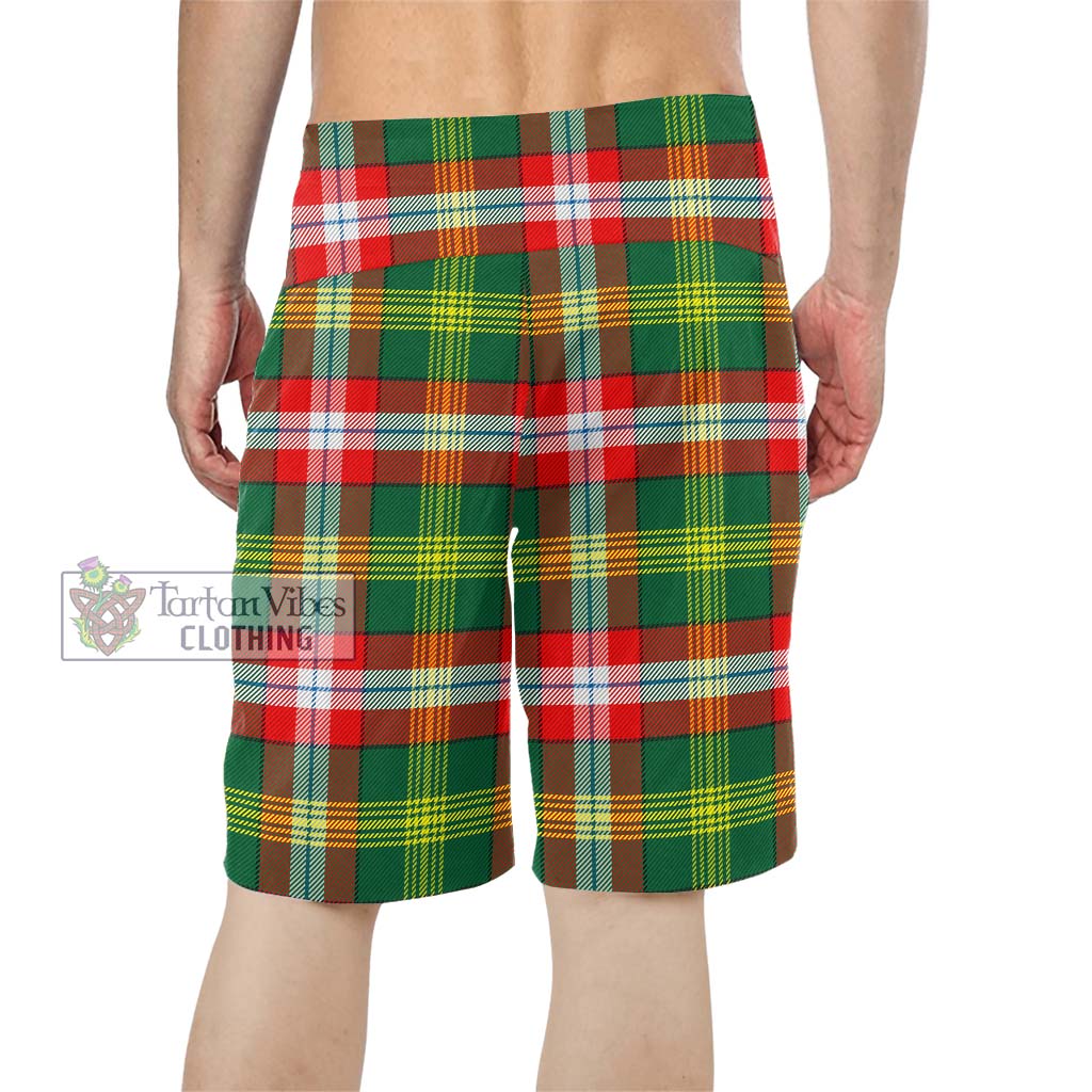 Northwest Territories Canada Tartan Men's Board Shorts - Tartan Vibes Clothing