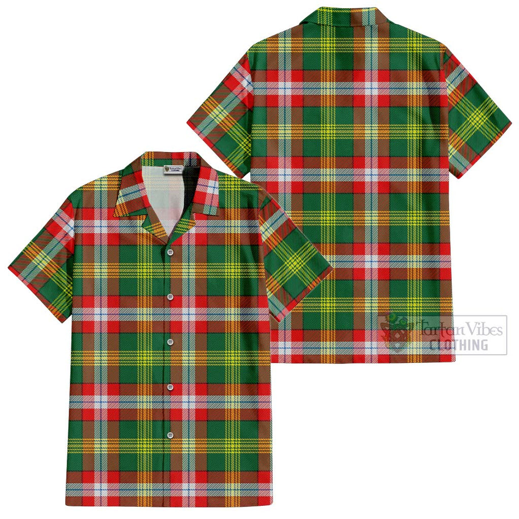 Northwest Territories Canada Tartan Cotton Hawaiian Shirt Kid - Tartanvibesclothing Shop