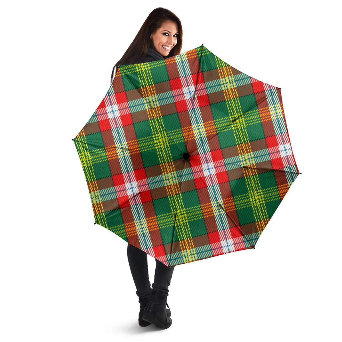 Northwest Territories Canada Tartan Umbrella - Tartanvibesclothing