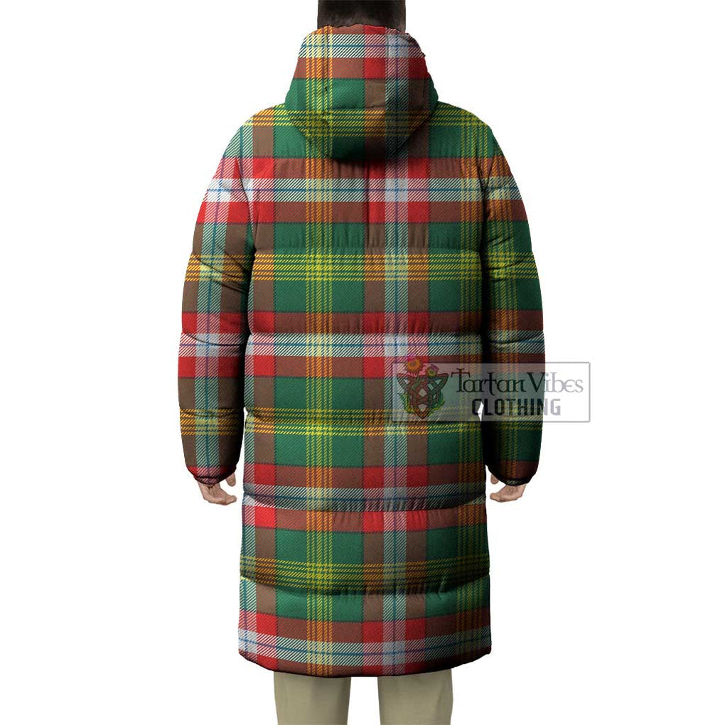 Tartan Vibes Clothing Northwest Territories Canada Tartan Long Down Jacket