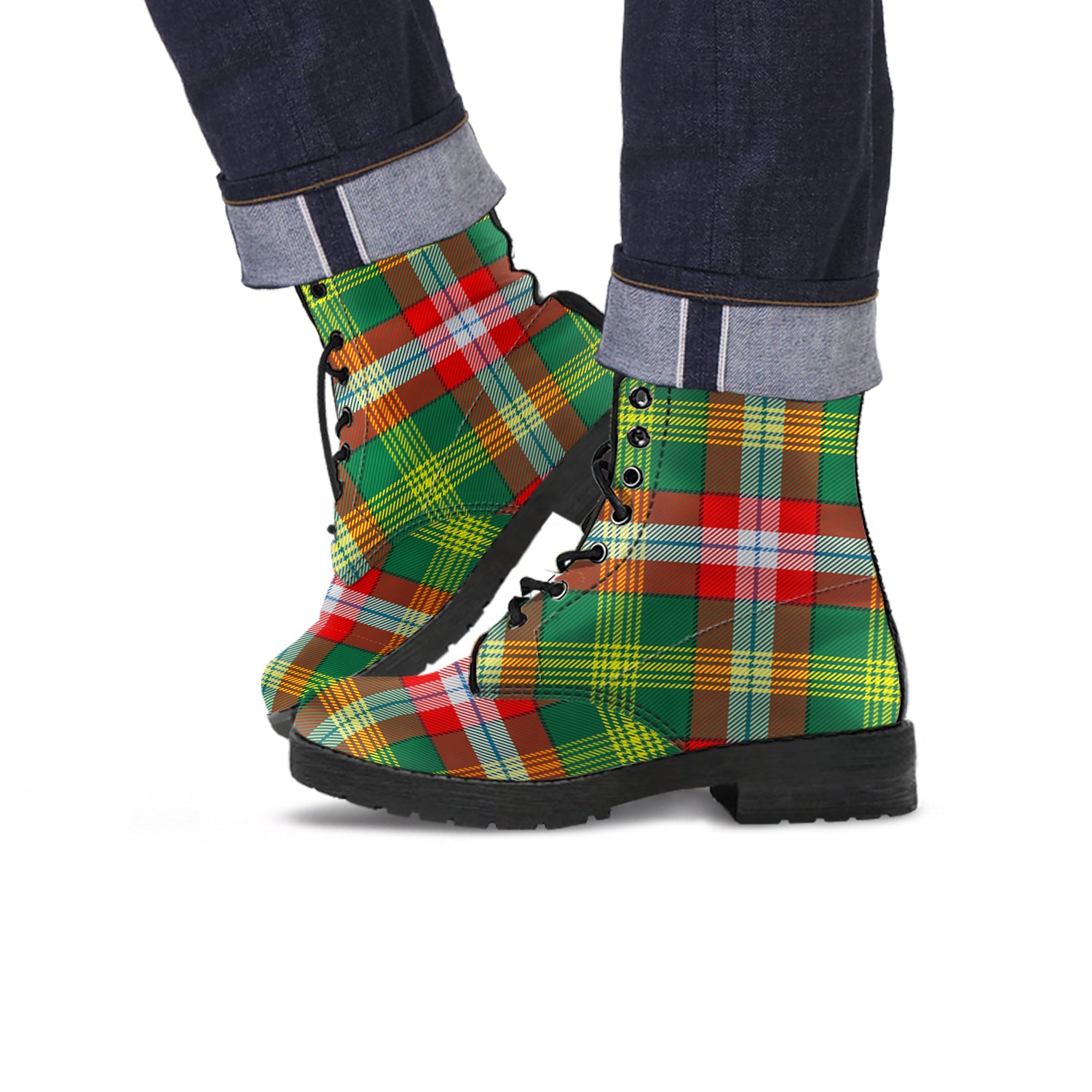 northwest-territories-canada-tartan-leather-boots