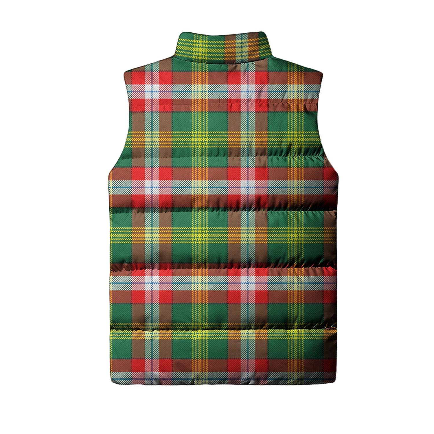 Northwest Territories Canada Tartan Sleeveless Puffer Jacket - Tartanvibesclothing