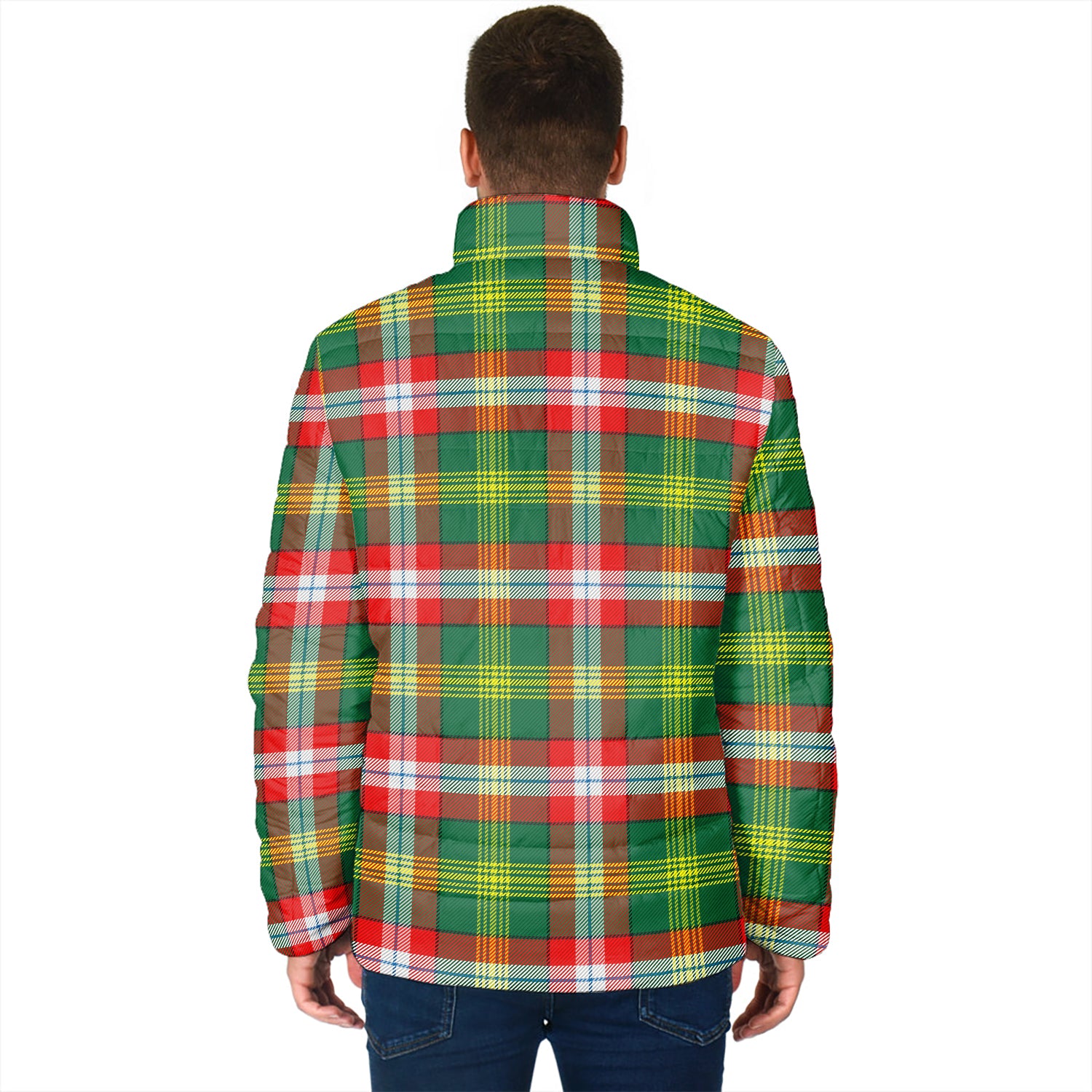 Northwest Territories Canada Tartan Padded Jacket - Tartanvibesclothing