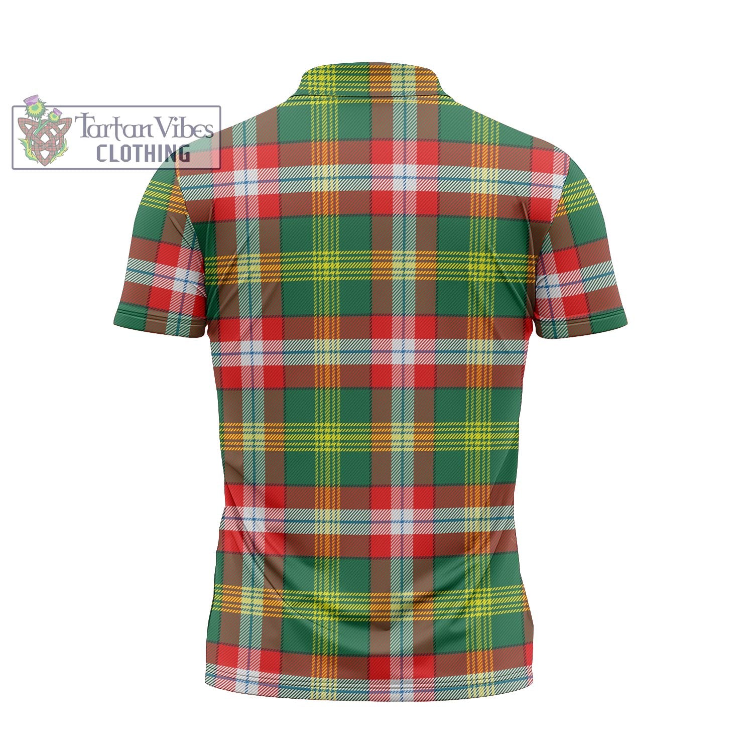 Tartan Vibes Clothing Northwest Territories Canada Tartan Zipper Polo Shirt