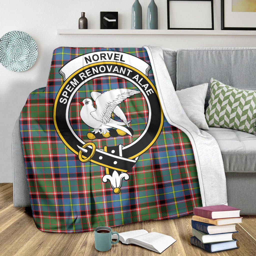 norvel-tartab-blanket-with-family-crest