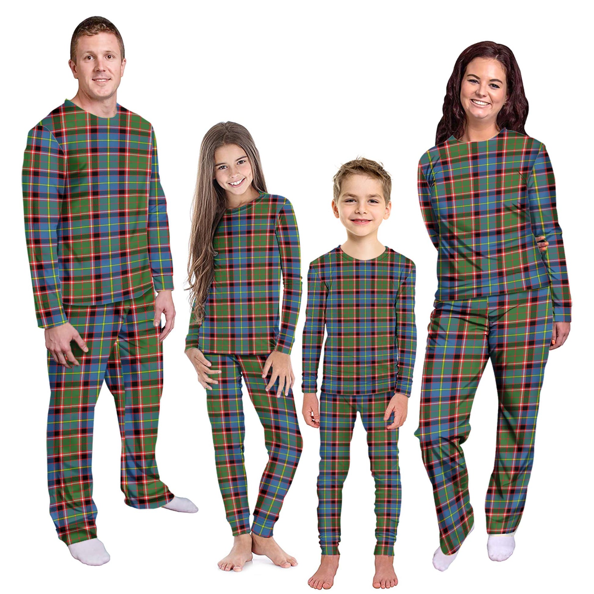 Norvel Tartan Pajamas Family Set - Tartanvibesclothing