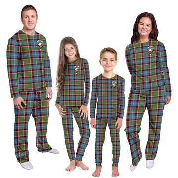 Norvel Tartan Pajamas Family Set with Family Crest