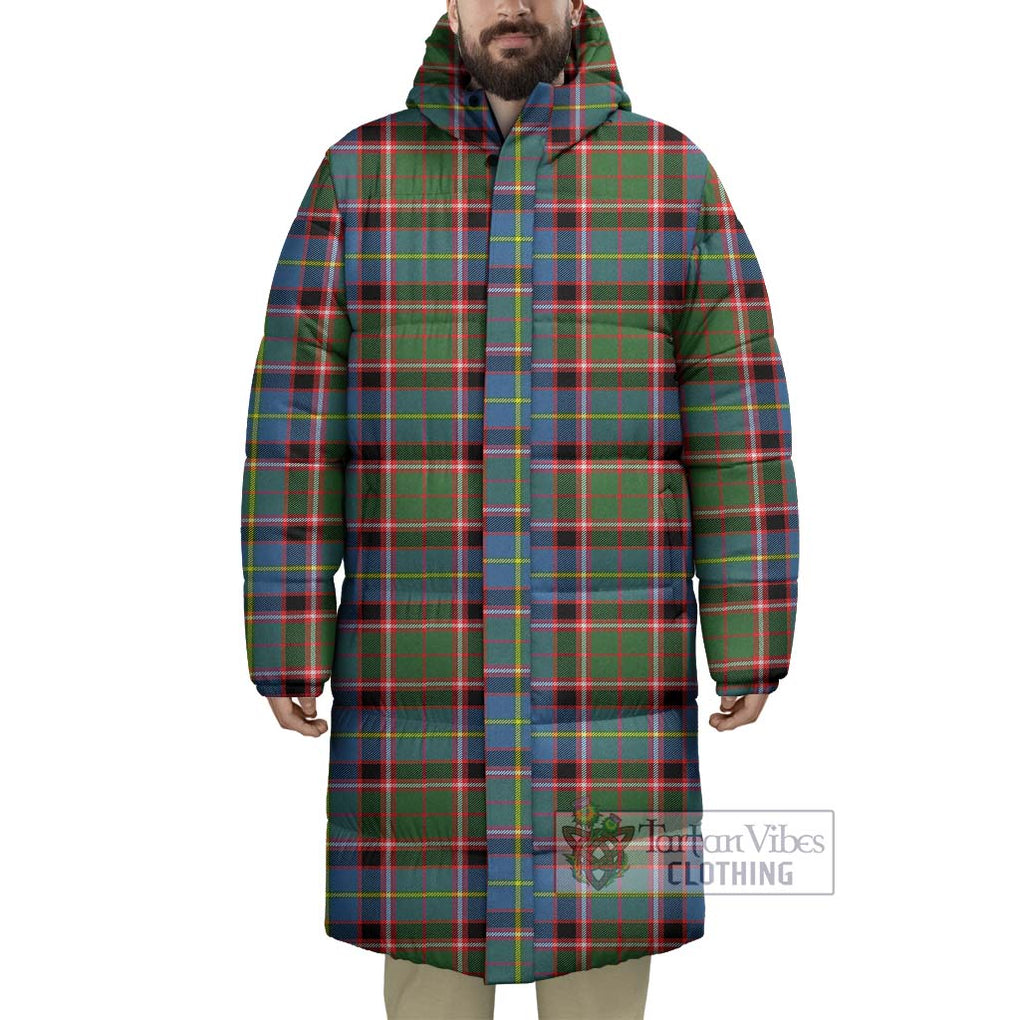 Tartan Vibes Clothing Norvel Tartan Long Down Jacket