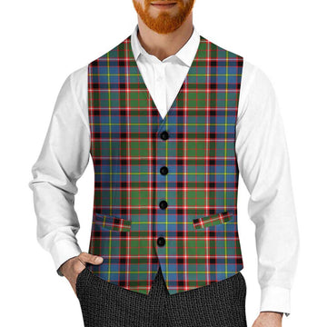 Norvel Tartan Men's Sleeveless Suit Vest