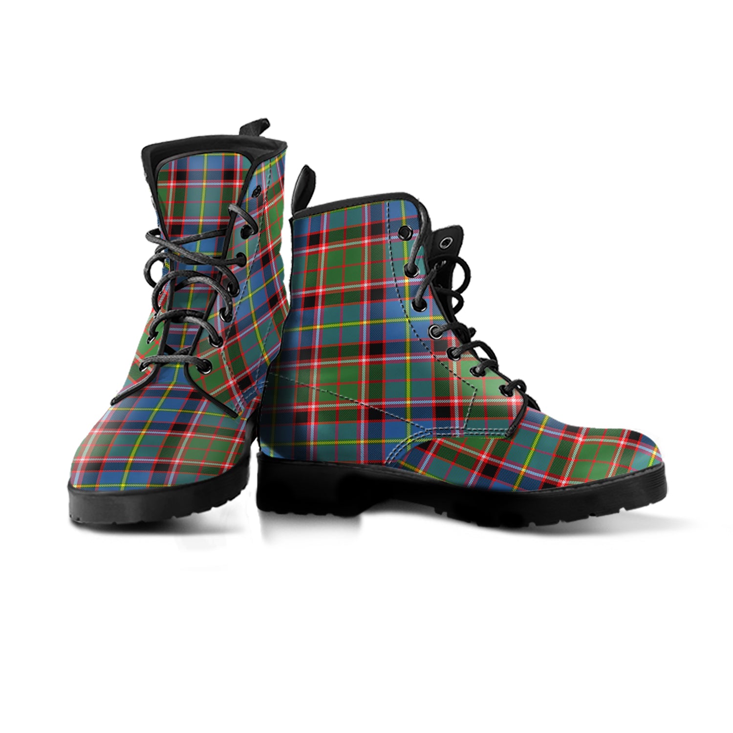 norvel-tartan-leather-boots