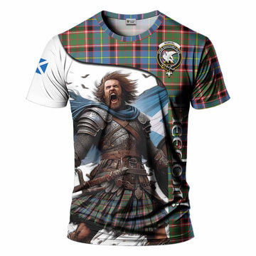 Norvel Crest Tartan T-Shirt Inspired by the Freedom of Scottish Warrior