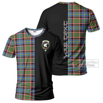 Norvel Tartan T-Shirt with Family Crest and Half Of Me Style