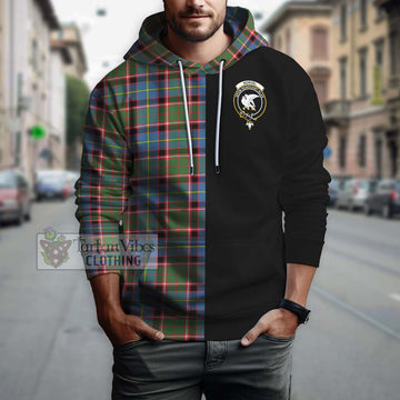 Norvel Tartan Hoodie with Family Crest and Half Of Me Style