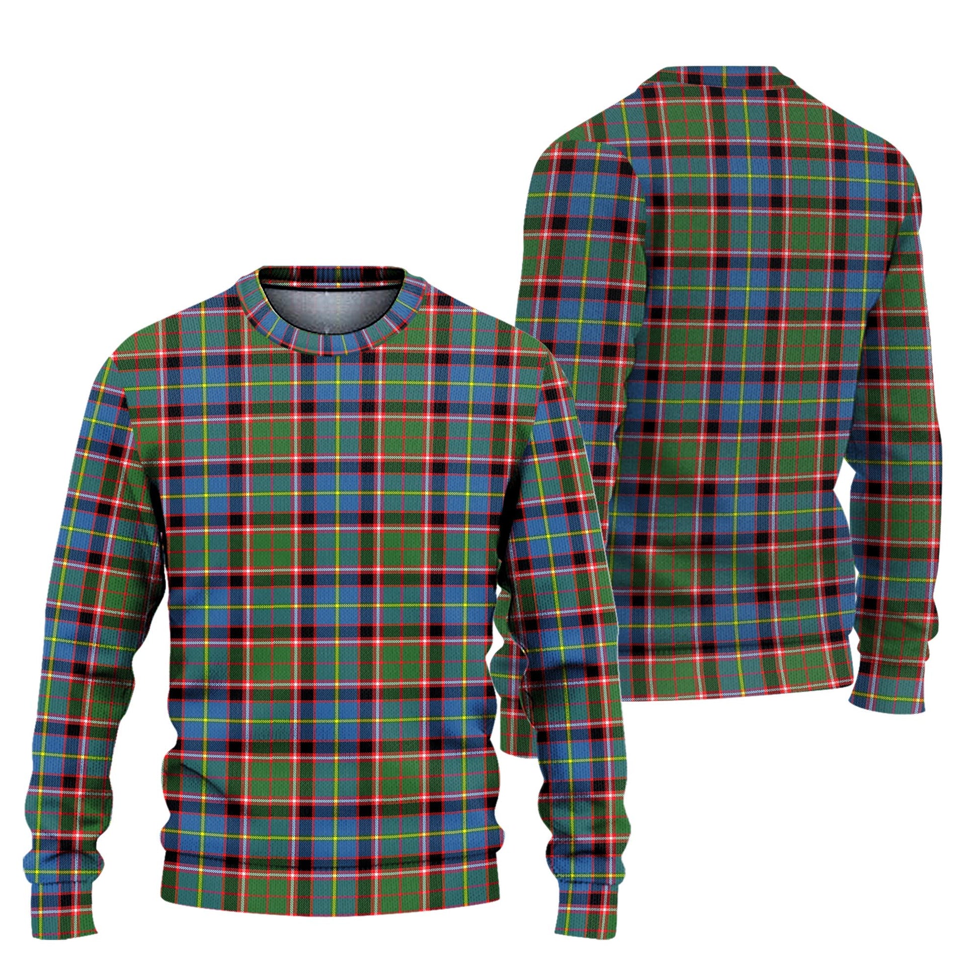 Norvel Tartan Knitted Sweater Unisex - Tartanvibesclothing