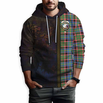 Norvel Tartan Family Crest Hoodie Alba Gu Brath Be Brave Lion Ancient Style Pullover Hoodie - Tartan Vibes Clothing