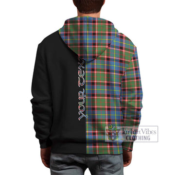 Norvel Tartan Hoodie with Family Crest and Half Of Me Style