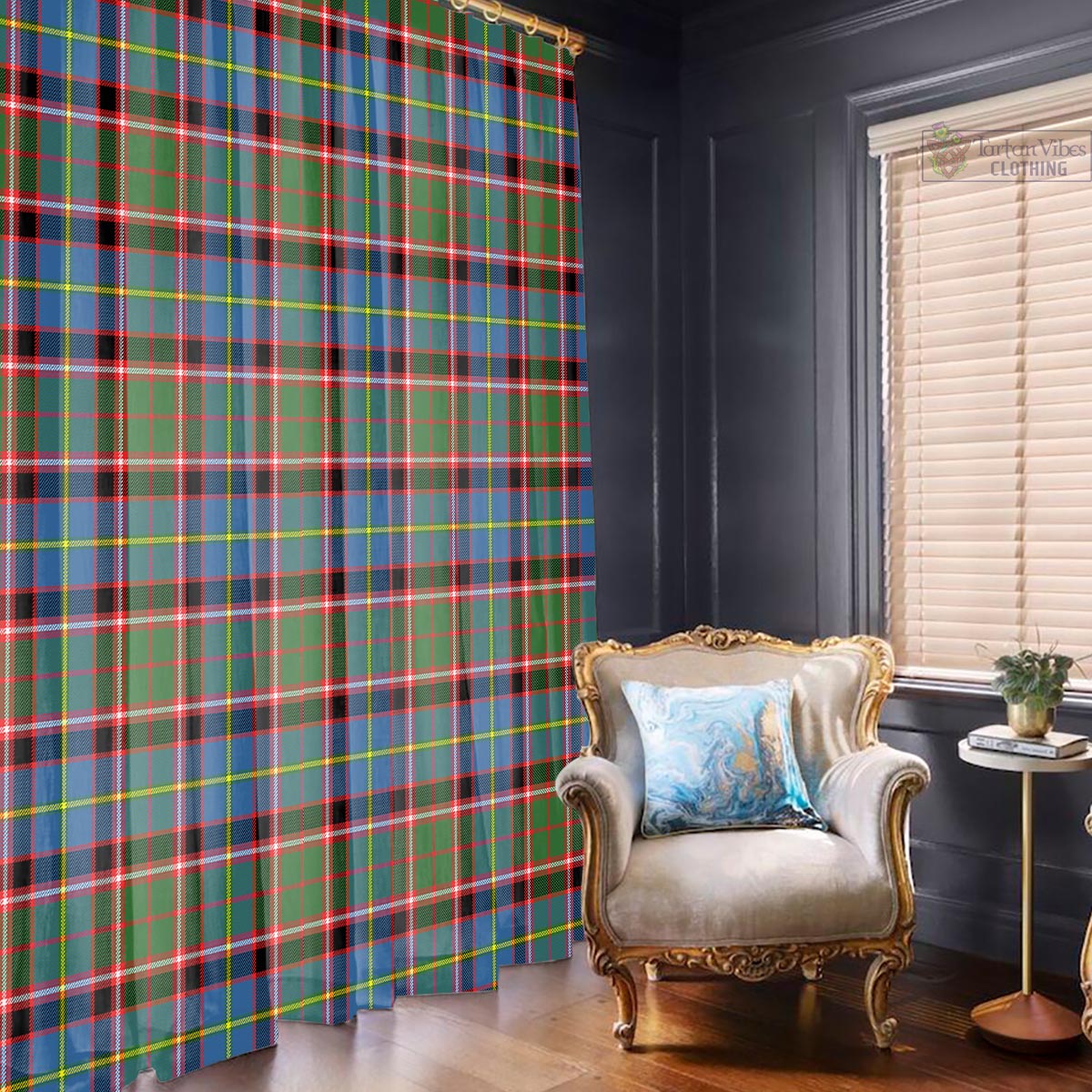 Norvel Tartan Window Curtain