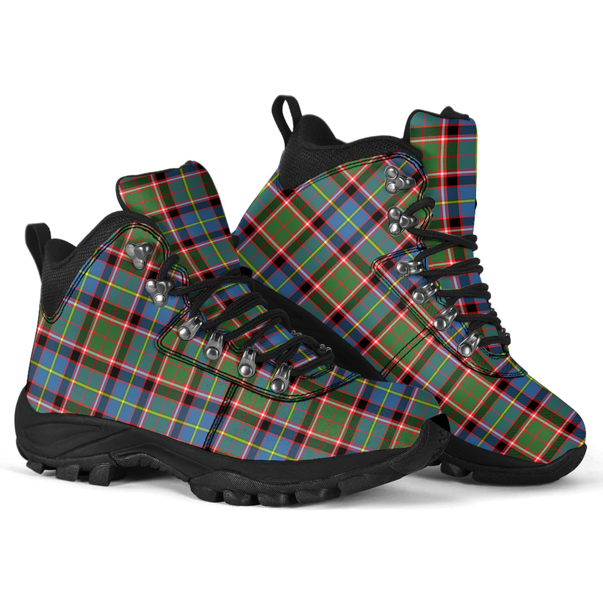 Norvel Tartan Alpine Boots - Tartanvibesclothing