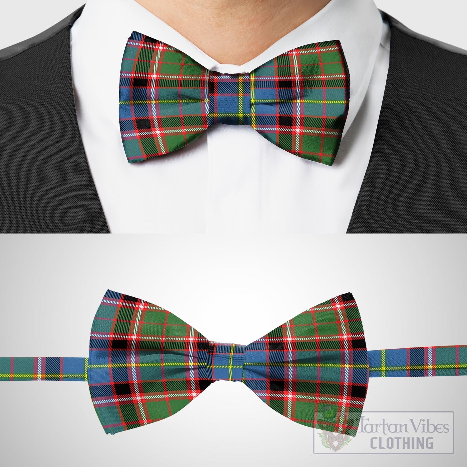 Tartan Vibes Clothing Norvel Tartan Bow Tie