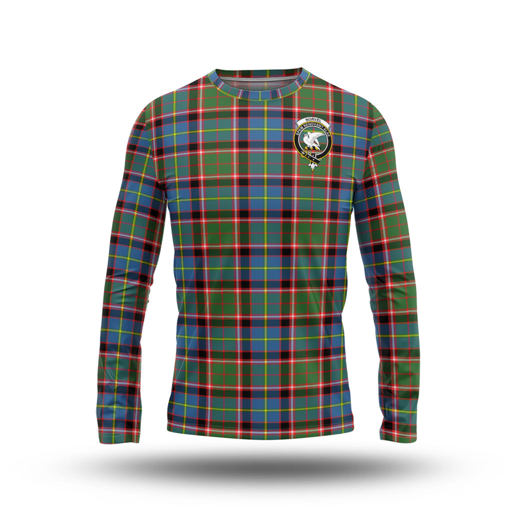 norvel-tartan-long-sleeve-t-shirt-with-family-crest