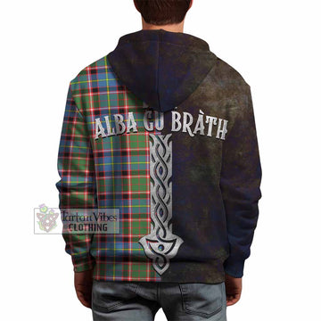 Norvel Tartan Family Crest Hoodie Alba Gu Brath Be Brave Lion Ancient Style - Tartan Vibes Clothing
