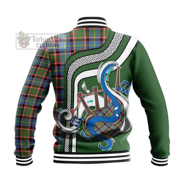 Norvel Tartan Baseball Jacket with Epic Bagpipe Style