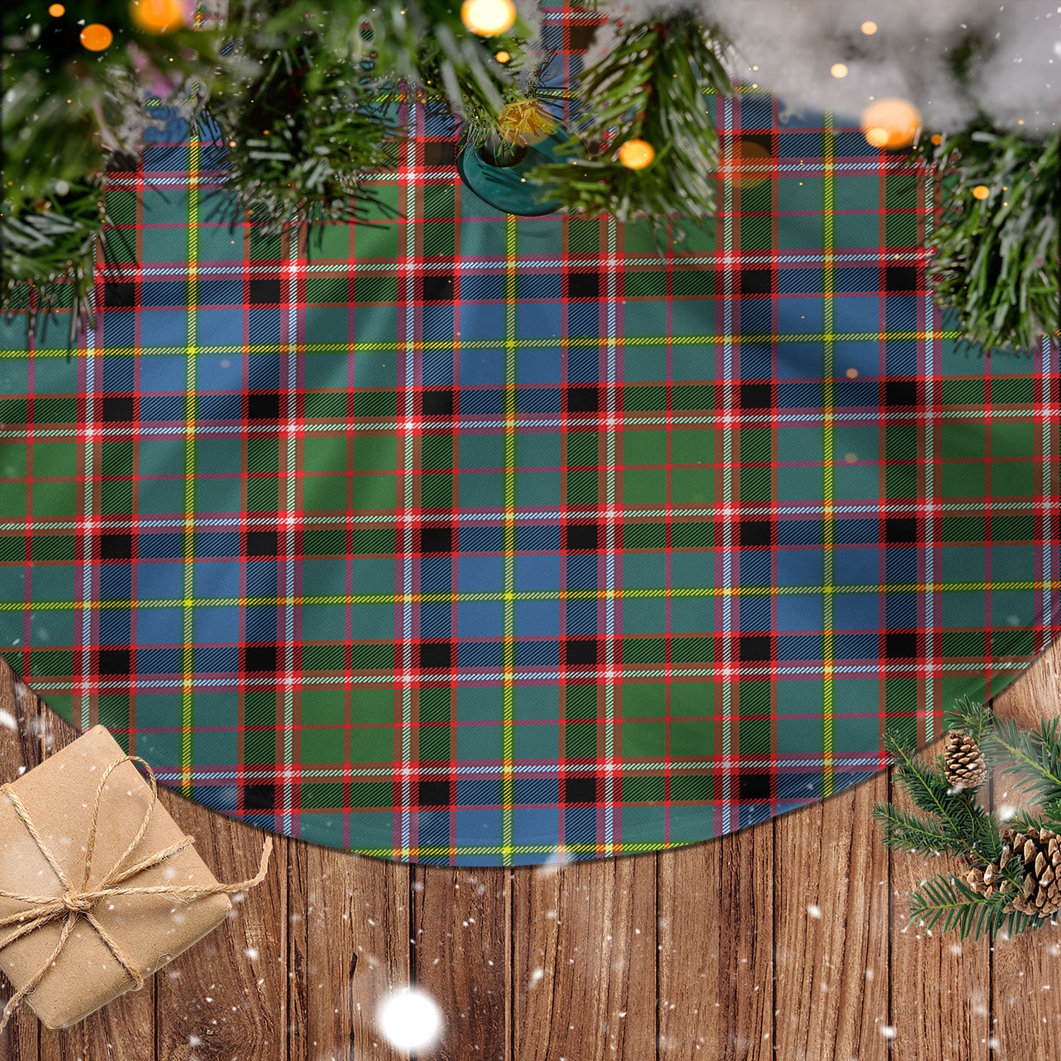 Norvel Tartan Christmas Tree Skirt - Tartanvibesclothing