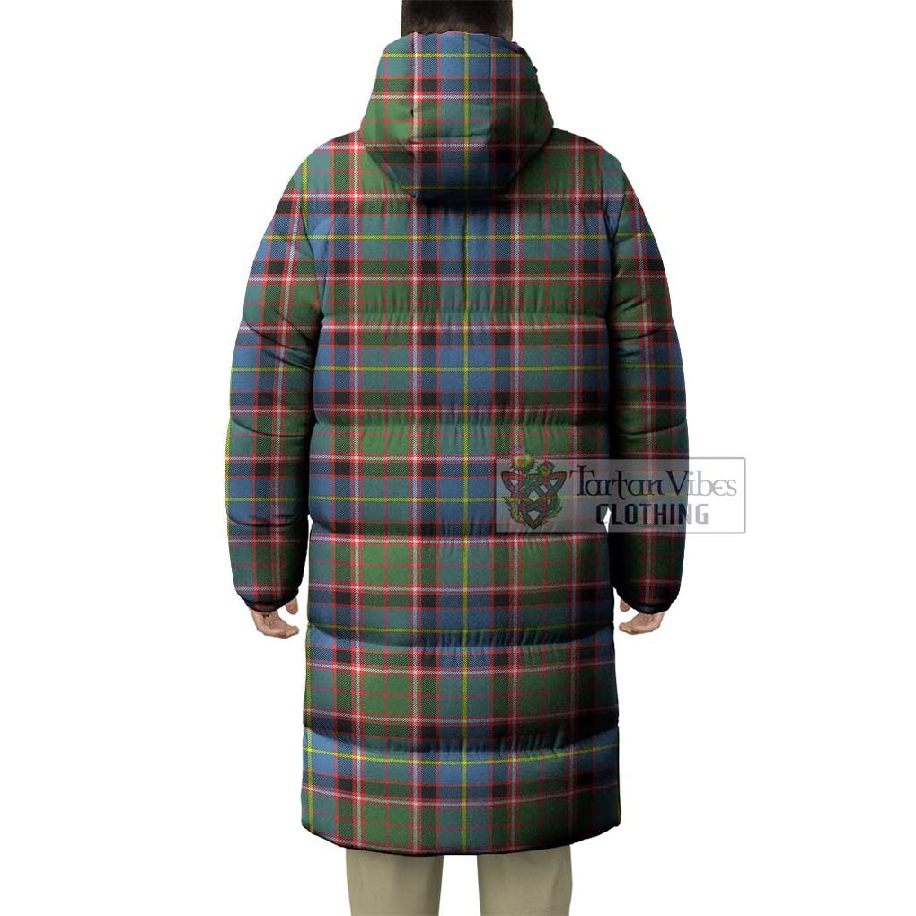 Tartan Vibes Clothing Norvel Tartan Long Down Jacket