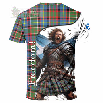 Norvel Crest Tartan T-Shirt Inspired by the Freedom of Scottish Warrior