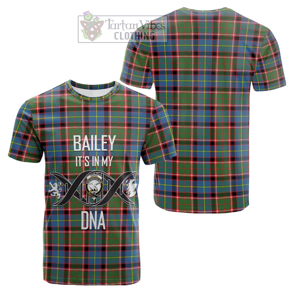 Tartan Vibes Clothing Norvel Tartan Cotton T-shirt with Family Crest DNA In Me Style