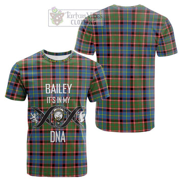 Norvel Tartan Cotton T-shirt with Family Crest DNA In Me Style