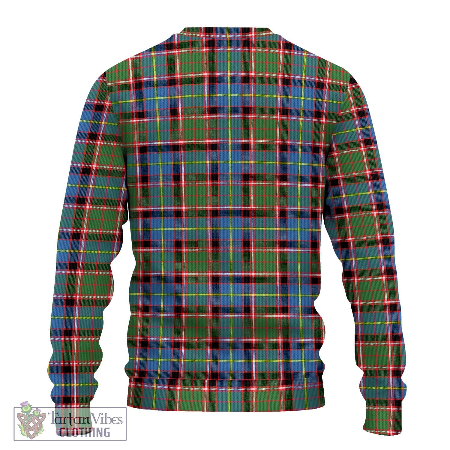 Tartan Vibes Clothing Norvel Tartan Knitted Sweater with Family Crest DNA In Me Style