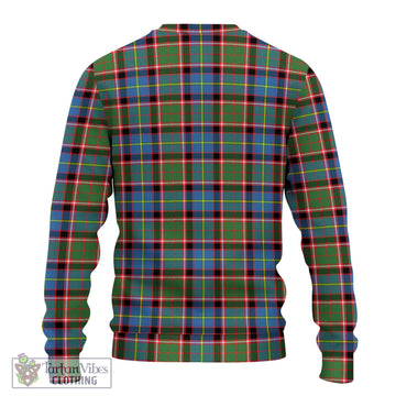 Norvel Tartan Knitted Sweater with Family Crest DNA In Me Style