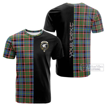 Norvel Tartan Cotton T-shirt with Family Crest and Half Of Me Style