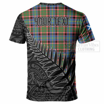 Norvel Crest Tartan T-Shirt with New Zealand Silver Fern Half Style