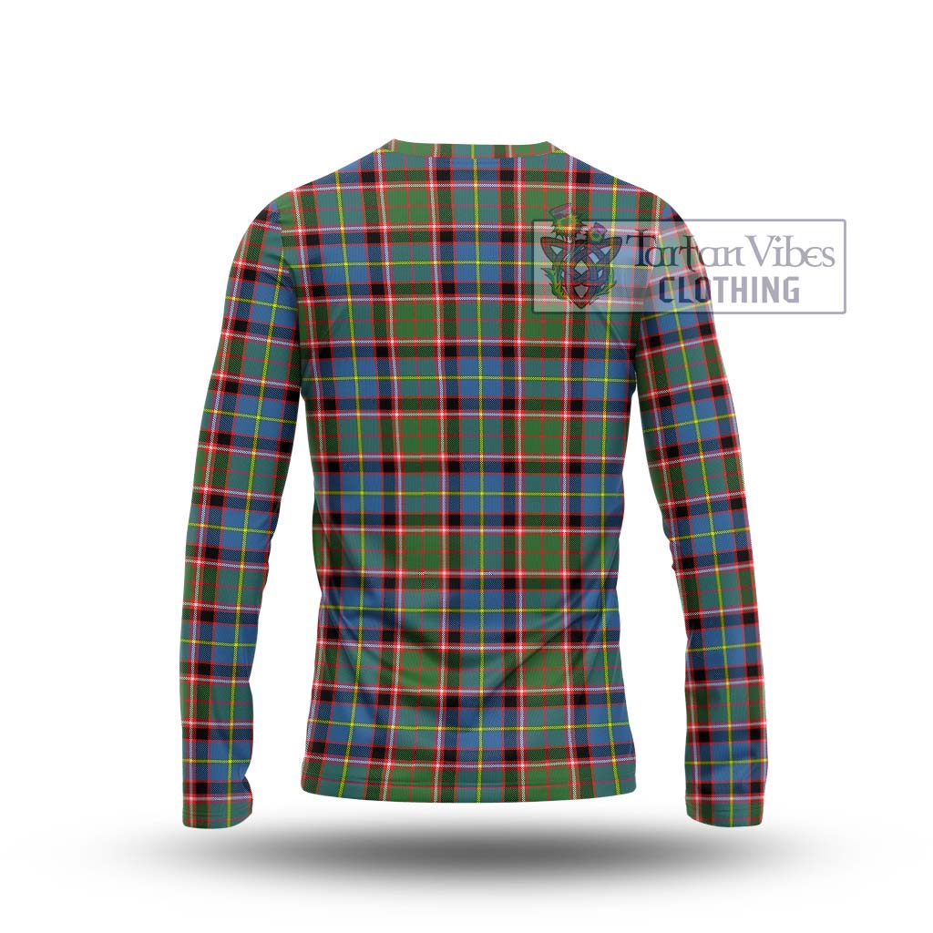 Tartan Vibes Clothing Norvel Tartan Long Sleeve T-Shirt with Family Crest DNA In Me Style