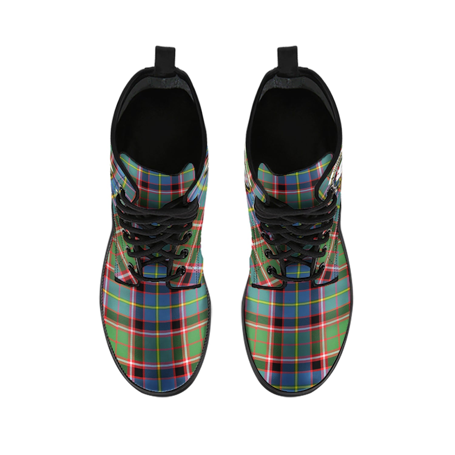norvel-tartan-leather-boots-with-family-crest