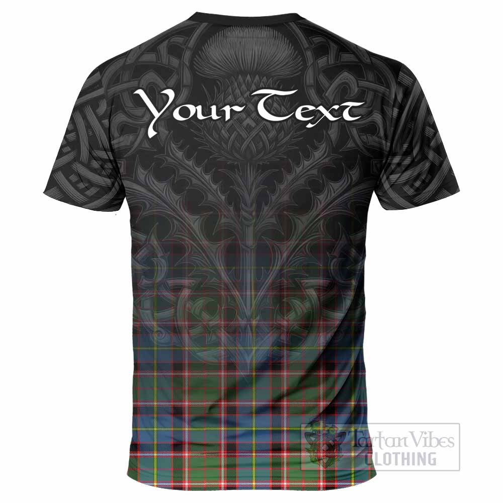 Tartan Vibes Clothing Norvel Tartan T-Shirt with Family Crest Celtic Thistle Vibes