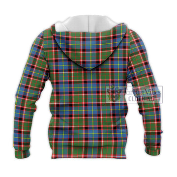 Norvel Tartan Knitted Hoodie with Family Crest DNA In Me Style