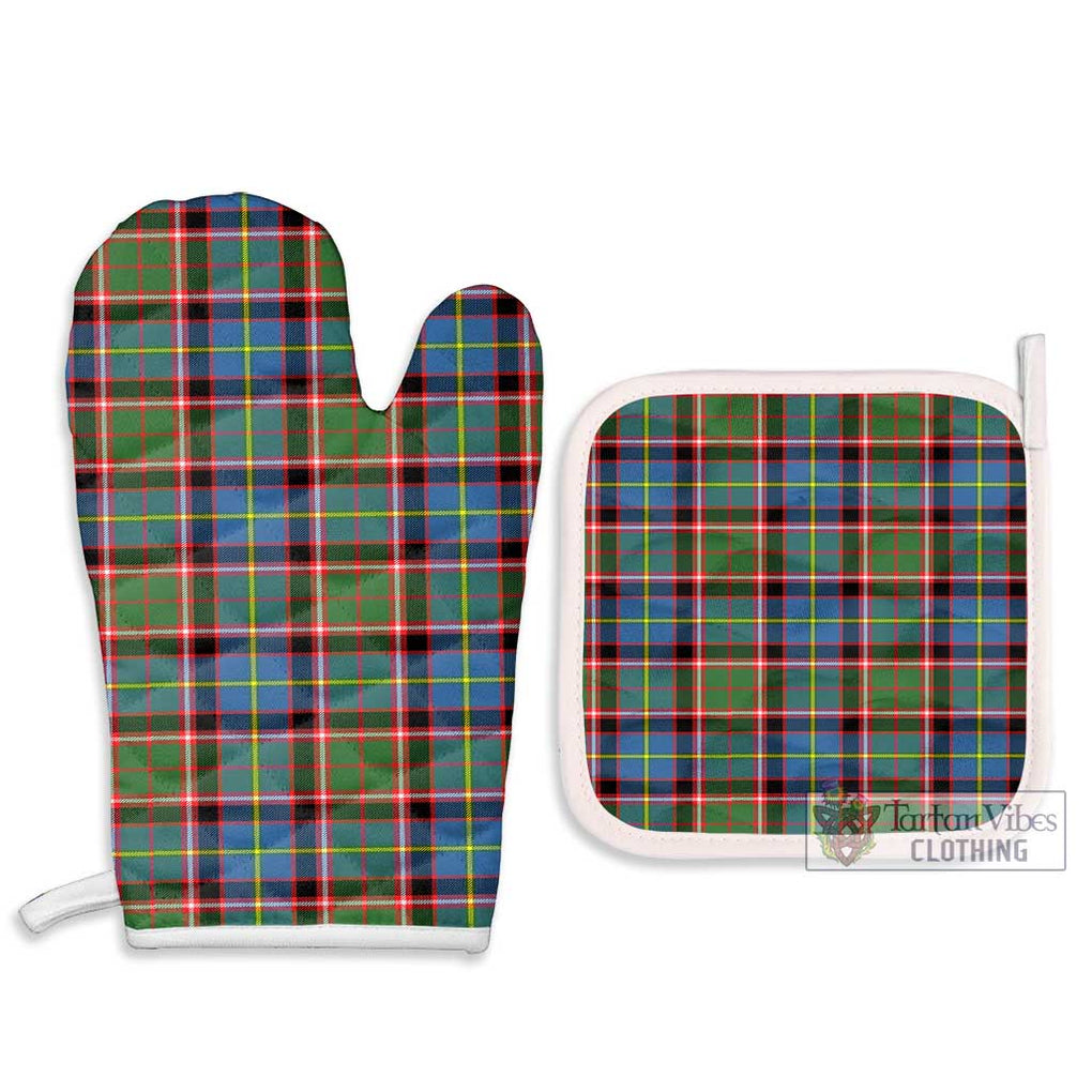 Norvel Tartan Combo Oven Mitt & Pot-Holder Combo 1 Oven Mitt & 2 Pot-Holder White - Tartan Vibes Clothing